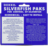 Dekko Silverfish Bait Paks