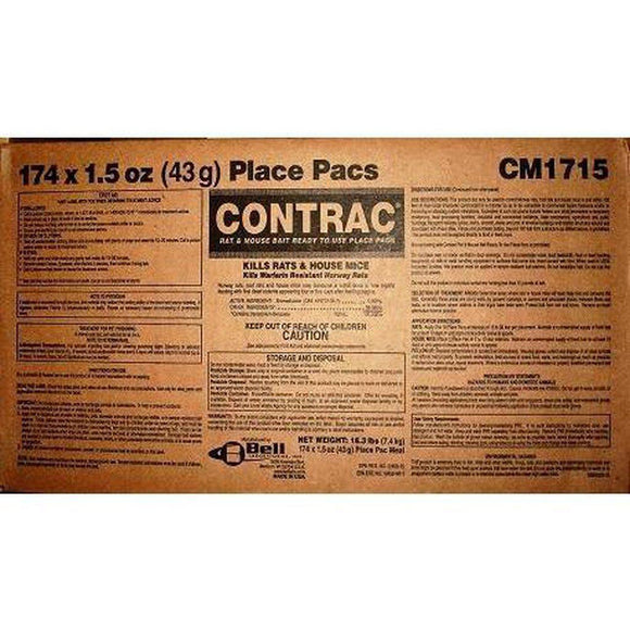 Contrac Meal Bait Pack (BULK)-Bug Clinic-Bug Clinic Bugclinic.com - Get rid of all your pests - Do it yourself pest control